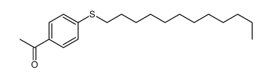 1-(4-dodecylsulfanylphenyl)ethanone结构式