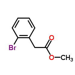 Methyl 2-(2-bromophenyl)acetate structure