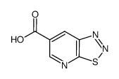 [1,2,3]thiadiazolo[5,4-b]pyridine-6-carboxylicacid Structure