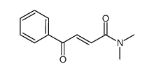 N,N-dimethyl-4-oxo-4-phenylbut-2-enamide结构式