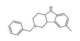 2-benzyl-8-methyl-2,3,4,4a,5,9b-hexahydro-1H-pyrido[4,3-b]indole Structure