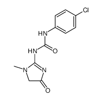 1-(4-chloro-phenyl)-3-(1-methyl-4-oxo-4,5-dihydro-1H-imidazol-2-yl)-urea Structure