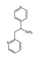 2-pyridin-2-yl-1-pyridin-4-yl-ethylamine Structure