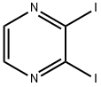 2,3-diiodopyrazine Structure