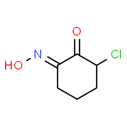 1,2-Cyclohexanedione,3-chloro-,1-oxime structure
