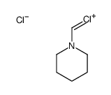 1-(chloromethylidene)piperidin-1-ium,chloride结构式