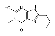 1-methyl-8-propyl-3,7-dihydropurine-2,6-dione结构式