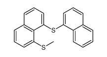 1-methylsulfanyl-8-naphthalen-1-ylsulfanylnaphthalene Structure