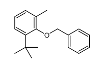 1-tert-butyl-3-methyl-2-phenylmethoxybenzene结构式