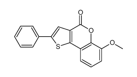 6-methoxy-2-phenylthieno[3,2-c]chromen-4-one Structure