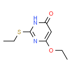 4(1H)-Pyrimidinone, 6-ethoxy-2-(ethylthio)- (9CI)结构式