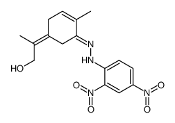 9-Hydroxyisocarvon-2,4-dinitrophenylhydrazon Structure