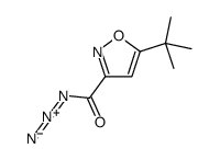 5-tert-butyl-1,2-oxazole-3-carbonyl azide结构式