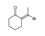 2-(1-bromoethylidene)cyclohexan-1-one Structure