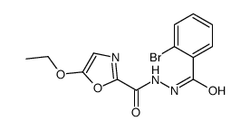N'-(2-bromobenzoyl)-5-ethoxy-1,3-oxazole-2-carbohydrazide Structure
