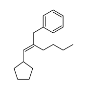 1-Cyclopentyl-2-benzylhex-1-en结构式