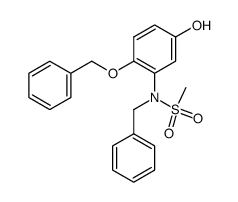 N-benzyl-N-(2-benzoxy-5-hydroxy-phenyl)-methanesulfonamide Structure