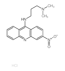 N,N-Dimethyl-N-(3-nitro-9-acridinyl)-1,3-propanediamine dihydrochloride Structure