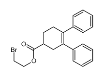 2-bromoethyl 3,4-diphenylcyclohex-3-ene-1-carboxylate结构式