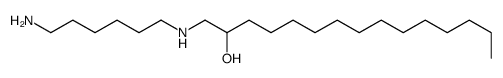 1-(6-aminohexylamino)pentadecan-2-ol结构式