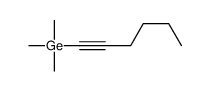 hex-1-ynyl(trimethyl)germane结构式