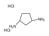 cis-Cyclopentane-1,3-diamine dihydrochloride Structure