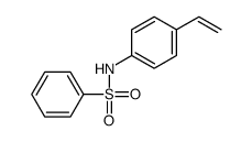 N-(4-ethenylphenyl)benzenesulfonamide结构式