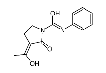 3-(1-hydroxyethylidene)-2-oxo-N-phenylpyrrolidine-1-carboxamide Structure