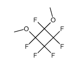 1,1,2,2,3,4-hexafluoro-3,4-dimethoxycyclobutane Structure