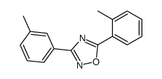 5-(2-methylphenyl)-3-(3-methylphenyl)-1,2,4-oxadiazole Structure