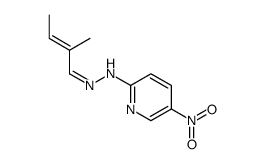 N-[(E)-[(E)-2-methylbut-2-enylidene]amino]-5-nitropyridin-2-amine Structure