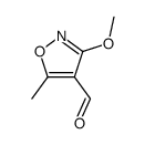 4-Isoxazolecarboxaldehyde, 3-methoxy-5-methyl- (9CI)结构式