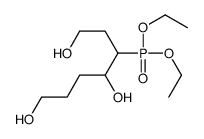 3-diethoxyphosphorylheptane-1,4,7-triol Structure