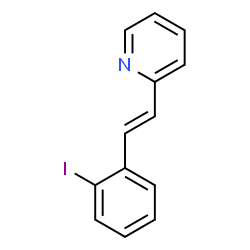 2-[(E)-2-(2-iodophenyl)ethenyl]pyridine Structure