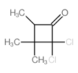 Cyclobutanone,2,2-dichloro-3,3,4-trimethyl-结构式