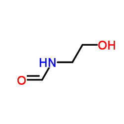N-(2-羟基乙基)甲酰胺结构式