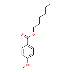 hexyl para-anisate structure