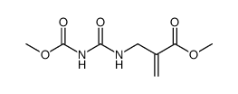 methyl 2-((3-(methoxycarbonyl)ureido)methyl)acrylate结构式