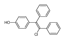 cis-1-Chloro-2-(4-hydroxyphenyl)-1,2-diphenylethylene Structure