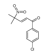1-(4-chlorophenyl)-4-methyl-4-nitropent-2-en-1-one结构式