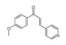 1-(4-methoxyphenyl)-3-pyridin-4-ylprop-2-en-1-one结构式
