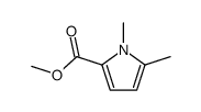 1,5-二甲基-1H-吡咯-2-羧酸甲酯结构式