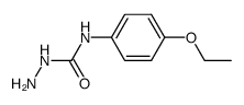 4-(4-ethoxy-phenyl)-semicarbazide结构式