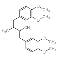 1-Butene,1,4-bis(3,4-dimethoxyphenyl)-2,3-dimethyl- (6CI,8CI) Structure