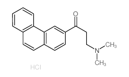 1-Propanone,3-(dimethylamino)-1-(3-phenanthrenyl)-, hydrochloride (1:1) Structure