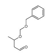3-(phenylmethoxymethoxy)butanal Structure