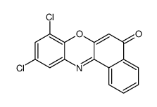 8,10-dichlorobenzo[a]phenoxazin-5-one结构式