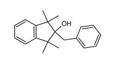 2-Benzyl-1,1,3,3-tetramethyl-2-indanol结构式