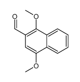 1,4-dimethoxynaphthalene-2-carbaldehyde structure