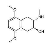 trans-2-Methylamino-3-hydroxy-5,8-dimethoxy-1,2,3,4-tetrahydronaphthalin结构式
